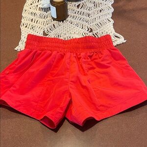 Free people Movement Women's Red Shorts